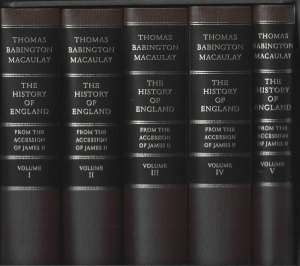 The History of England/Macauley/5 vols/from the accession of James II