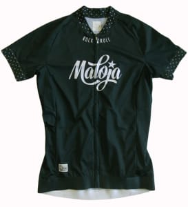 MALOJA dark green cycling jersey mens M (36-38 chest) MADE IN ITALYI