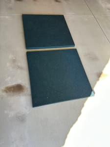 Rubber Gym Floor Tiles 1m x 1m x 10mm Non-Beveled - 6 Off.