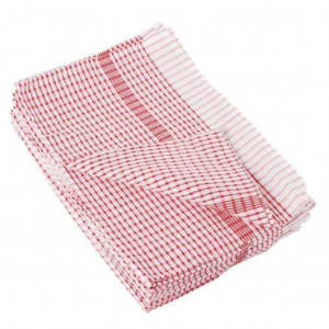 Wonderdry Red Tea Towels(Pack of 10)(Item code: CC595)