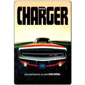 1970 Dodge Charger 500 Tin Sign 30x20cm