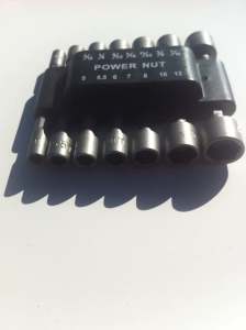 new 14 piece power nut driver drill bit hex set metric n imperial fi
