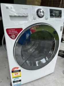 LG steam care 10kg washing machine works perfectly can deliver