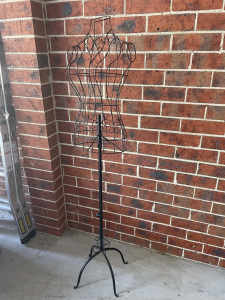 Female Vintage Wrought Iron Wire Mannequin Metal Adjustable Height