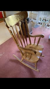 Timber rocking chair