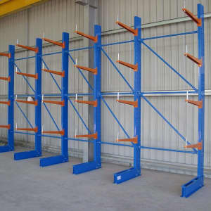 Heavy duty Super Rack warehouse cantilever racking system storage Blue