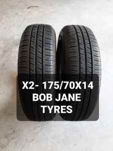 X2- 175/70X14, BOB JANE TYRES 