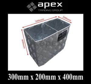 ALUMINIUM APEX TWIN GAS BOTTLE HOLDER WITH DIVIDER OXY BOTTLE GBH423