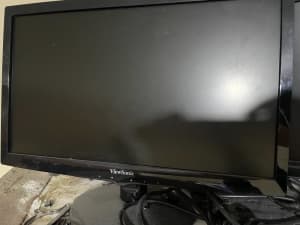 19 INCH LCD PC COMPUTER LAPTOP MONITOR W/ STAND, POWER CORD