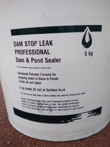 Dam/Pond Sealer for leaking earth- or clay-based dams/ponds, 3kg