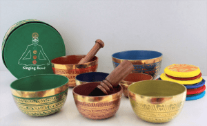 Singing bowls-Set of 7-Great Gift Ideas-New in a Box