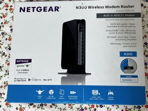 Netgear N300 wireless modem router model DGN2200