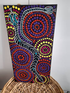 Original Painting on Canvas by Local Sunshine Coast Indigenous Artist.