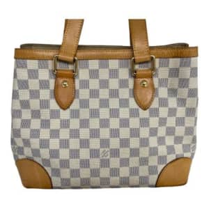 Review, Louis Vuitton Hampstead MM Damier Azur, What fits, Wear and Tear