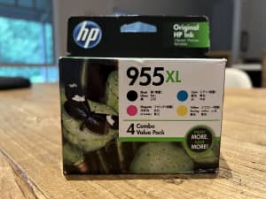 HP Genuine 955XL High Yield printer Cartridge set.