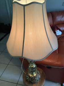 Brass vintage lamp