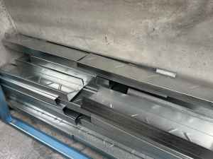 Galvanized steel structural purlins