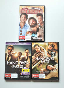 The Hangover Trilogy DVDs