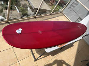 Mini Mal Surfboard 7’6 52L Sideways Bullet with GoPro Mount
