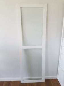 New white 60cm180cm glass cabinet door
