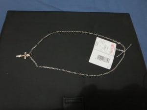 14K White Gold 50cm Anchor Chain Necklace of 9.78 Grams - RRP1590