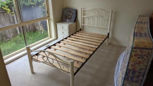 Single king bed frame FREE