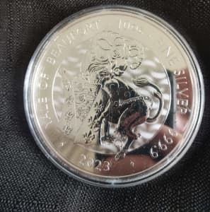 QUEENS BEAST SERIES:Yale of Beaufort 10oz .9999 Silver coin.