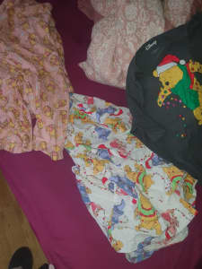 Winnie the pooh pyjamas and tshirt to fit a 13 year old girl wont sep