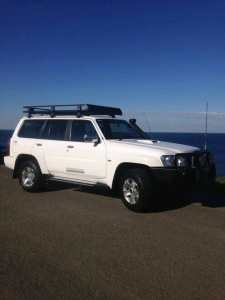 Nissan Patrol with lots of extras.