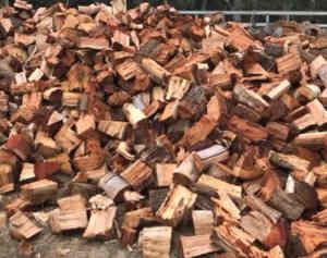 Firewood split