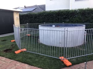 Temporary Inflatable/Blow Up Pool Fencing