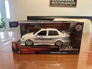 Jada fast and furious Volkswagen Jetta 1:24 signed by Chad Lindberg