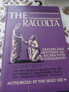 RELIGIOUS BOOK THE RACCOLTA -PRAYERS & DEVOTIONS, ENGLISH & LATIN