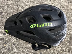 Giro Youth Bicycle HELMET Black Green Bike Mountain Road