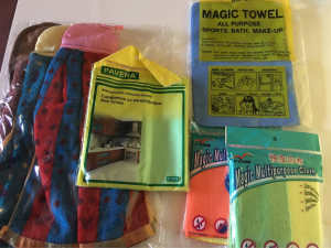 New hanging hand towels and multi purpose cloths