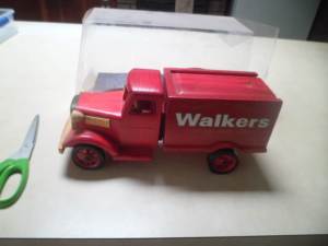 Walkers wooden biscuit truck , new never displayed