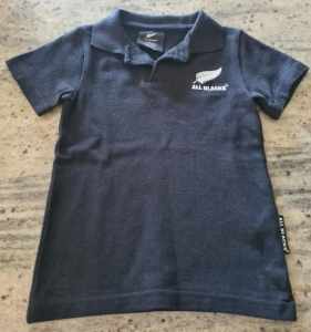 Size 2/18-24mths: toddler All Blacks polo shirt