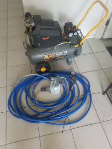 Compressor hose and spray equipment