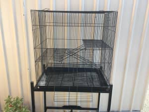Brand New Rat Cage approx 60cm x 40cm x 60cm H, trolley Included $125