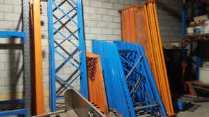 Pallet uprights and beams