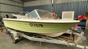 Boat & Trailer with Rego