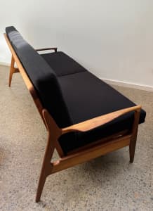 mid century 60s DON FURNITURE day/night fold out sofa, restored