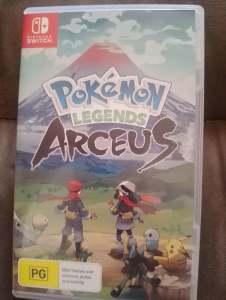 Nintendo switch game Pokemon Legends Arceus 