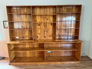 Large Solid Timber Book Case