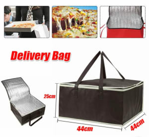 Delivery Bag Pizza Bags Insulated Thermal Hot Cold Food Storage AU