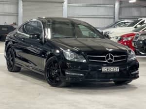 2013 Mercedes-Benz C-Class C204 MY13 C250 7G-Tronic + Black 7 Speed Sports Automatic Coupe