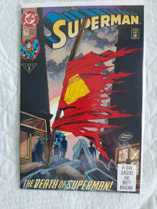 DC COMICS SUPERMAN 1993 NO. 75 THE DEATH OF SUPERMAN VFINE