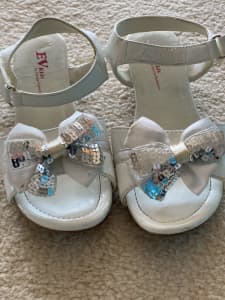 Little Girls Shoes with sequins & beads