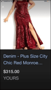 Beautiful City chic red sequin dress -18
