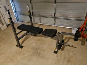 Celsius BC3 weight bench & everfit flat bench
